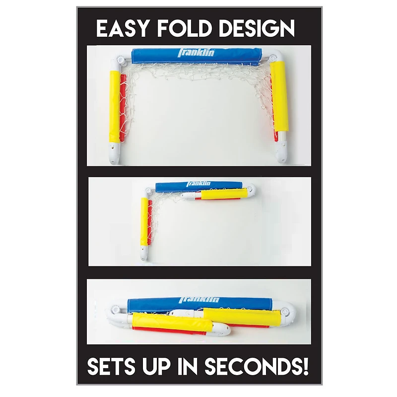 Cage de gardien pour soccer Franklin Sports de 61 cm (24 po) avec balle et pompe