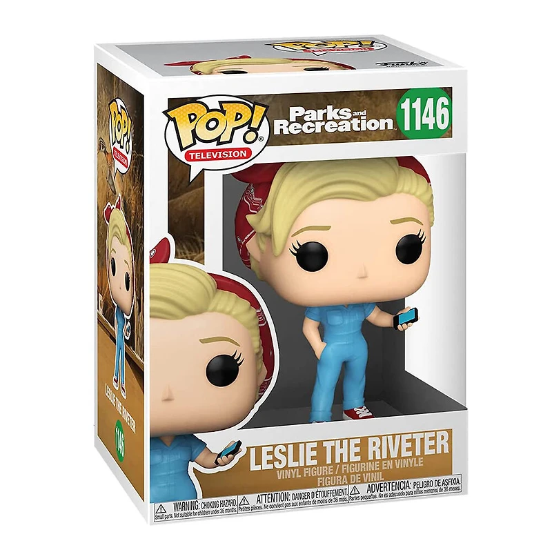 Figurine en Vinyle Leslie The Riveter par Funko POP! Parks and Recreation
