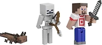 Minecraft- Coffret Figurines- Parkour dans la Grotte aux Foliogouttes