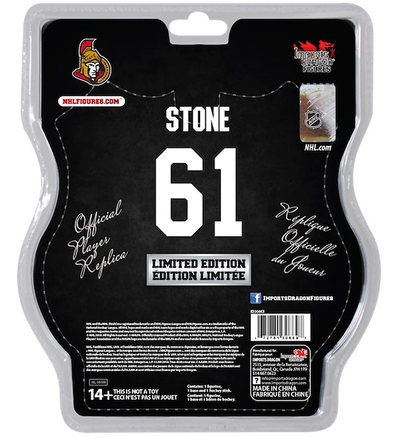 Mark Stone Sénateurs d'Ottawa Figurine de 6 pouces de la LNH.