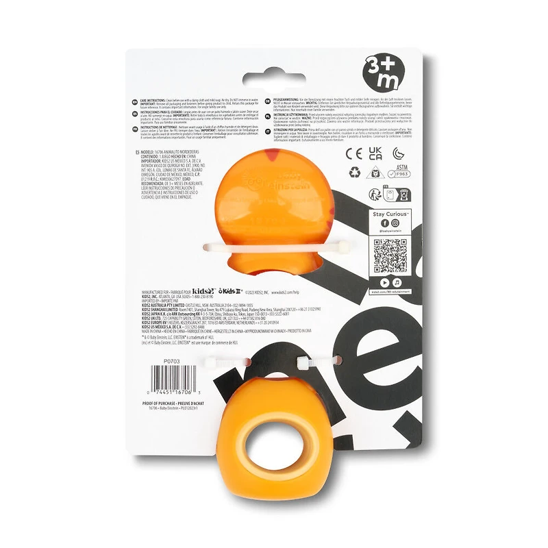 Baby Einstein Teethe & Wobble Tiger Teether Toy