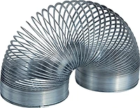 Slinky géant en métal