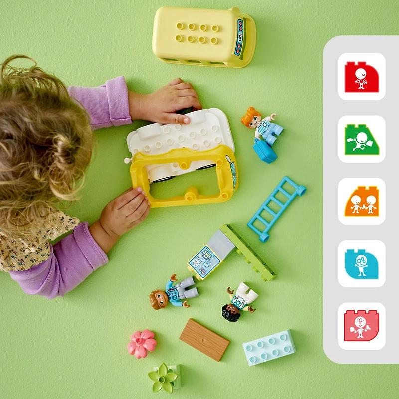 LEGO DUPLO Town The Bus Ride 10988 Building Toy Set (16 Pieces)