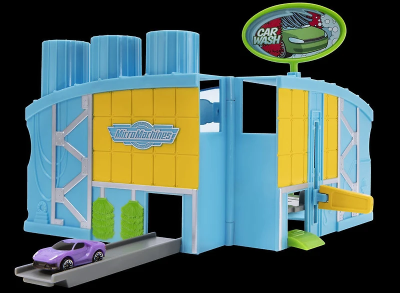 Micro Machines - Ensemble de jeu transformateur - Lave-auto