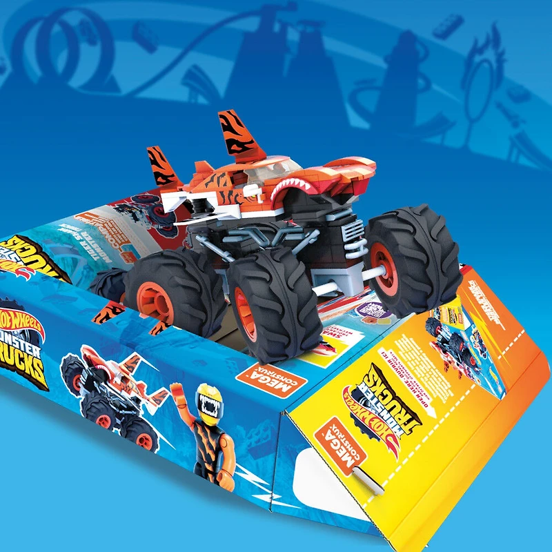 Hot Wheels - Mega Construx - Monster Truck Tiger Shark