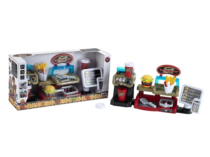 Stand à hamburgers, boîte fenêtre - Édition anglaise