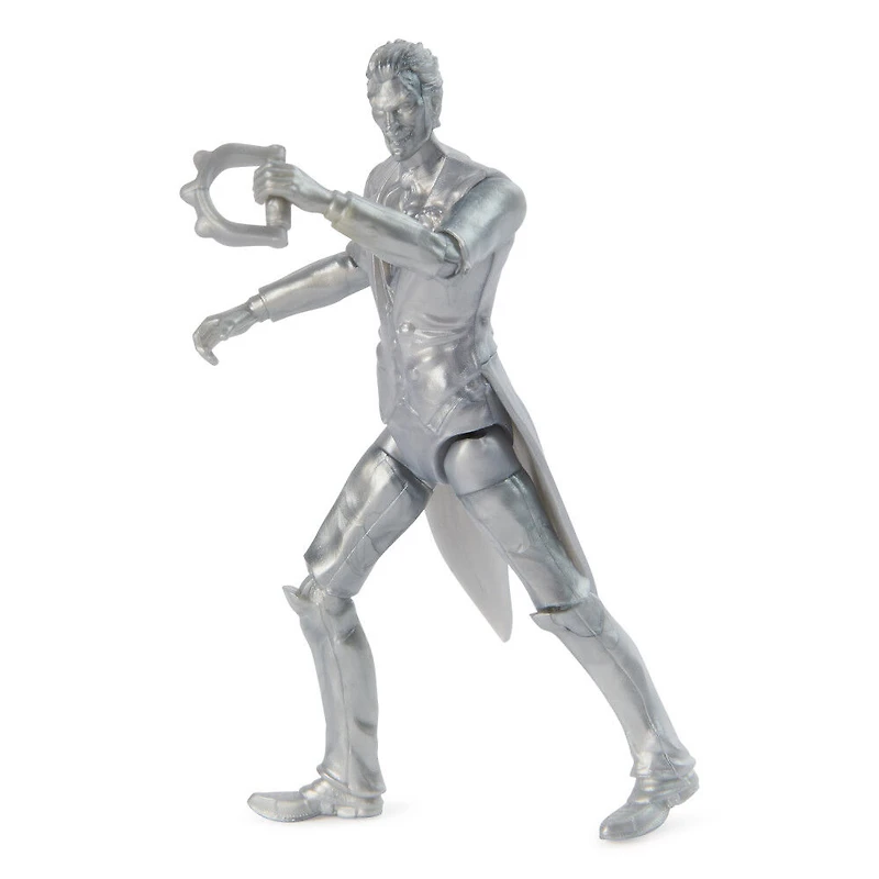 DC Comics, Metallic The Joker Action Figure with 2 Mystery Accessories, 4-inch
