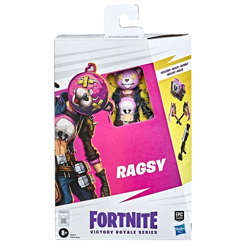 Hasbro Fortnite Victory Royale Series, figurine de collection articulée Rabiboche avec accessoires, 15 cm