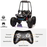 Voltz Toys UTV avec canopy amovible et télécommande