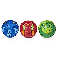 Bakugan, Starter Pack 3 personnages, Pyrus Trunkaious, Créatures transformables à collectionner
