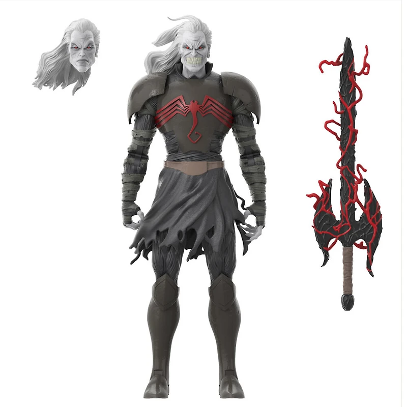 Marvel Legends Series Spider-Man 60e anniversaire, pack de 2 figurines Marvel's Knull et Venom, 15 cm, 5 accessoires