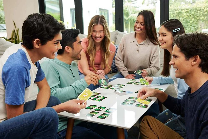 Jeu de cartes UNOGolf pour les enfants, les adultes et les familles, les fêtes et les voyages, comprend 112cartes