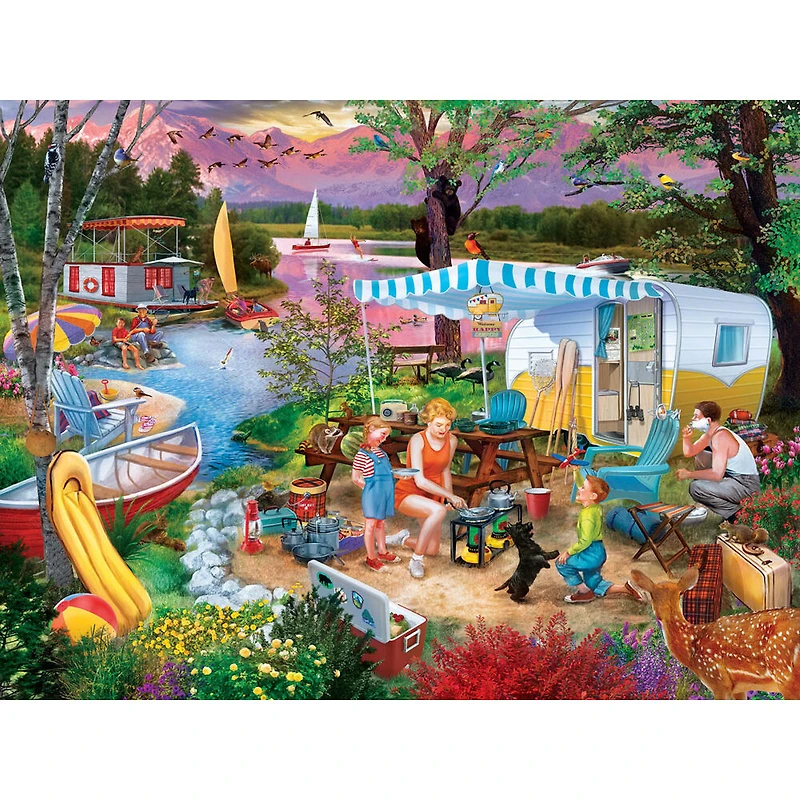 Masterpieces Puzzle Company Campside - Leisure Lake Casse-Tête De 300 Pièces