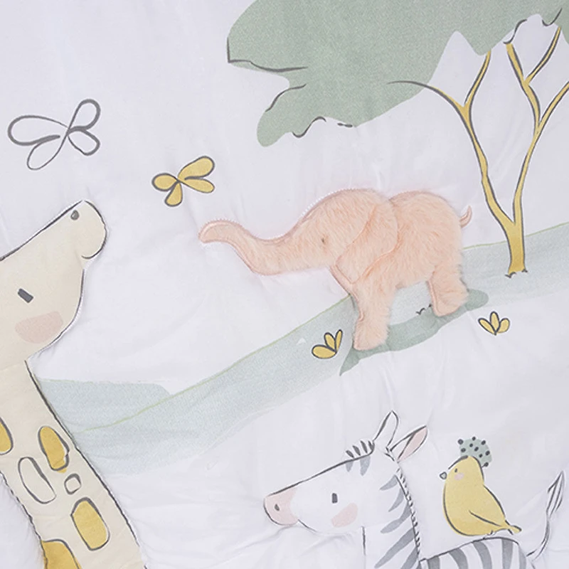 Sammy & Lou 4 Piece Crib Bedding Set - Sweet Safari