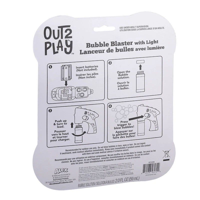 O2P Bubble Blaster With Light