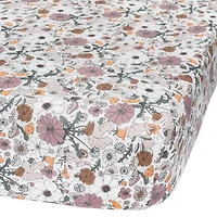 Perlimpinpin-Drap contour en bambou-Floral