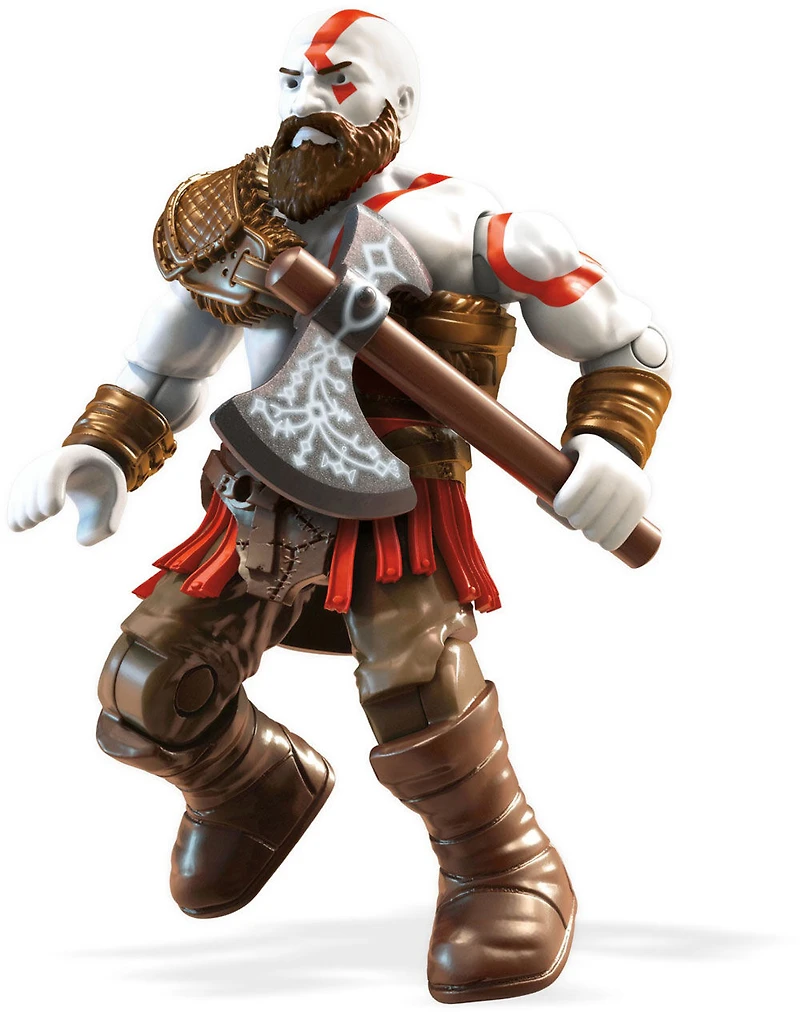 Mega Construx - Héros - Micro-figurine articulée - Kratos