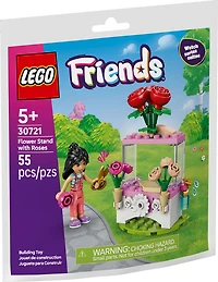 LEGO Friends Le kiosque de fleurs avec des roses 30721