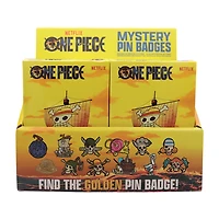 Badge Mystère One Piece en Pin CDU Contenant 12 Boîtes Aveugles
