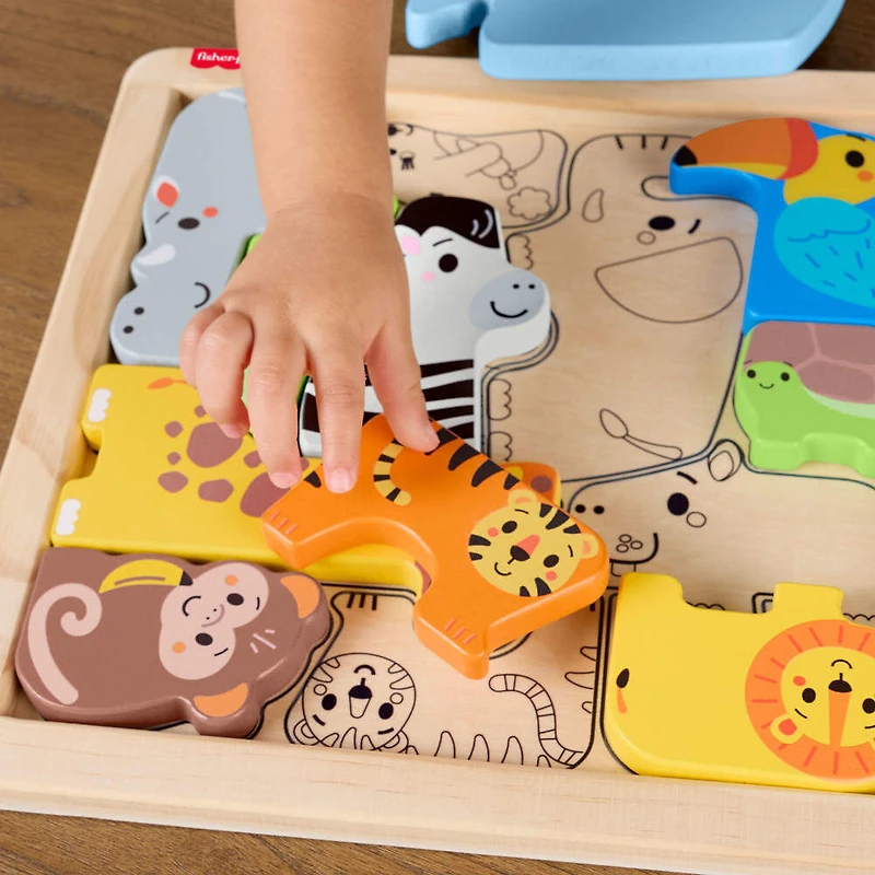 Fisher-Price Wooden Animal Puzzle