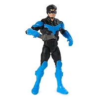 DC Comics, Figurine articulée Nightwing avec 2 accessoires mystère, 10 cm