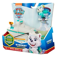 PAW Patrol, Everest's Snow Plow, Toy Car with Collectible Action Figure, Sustainably Minded Kids Toys