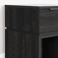 Hourra 1-Drawer Nightstand Gray Oak