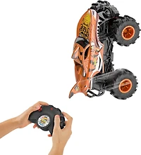 Hot Wheels Monster Trucks Téléguidé HW Tiger Shark RC, échelle1:24