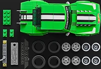 Mattel Brick Shop Hot Wheels Custom '68 Camaro Building Toy Kit (289 Pieces), for Collectors