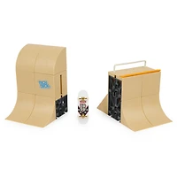 Tech Deck, Danny Way Mega Half Pipe X-Connect Park Creator, Coffret rampe personnalisable avec fingerboard exclusif Plan B
