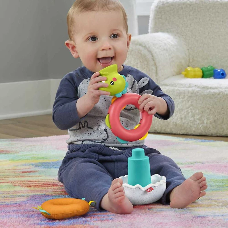 Fisher-Price Amis merveilleux Dino Empilo Rigolo