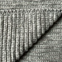 Couverture En Coton Simmons Gris Mélange