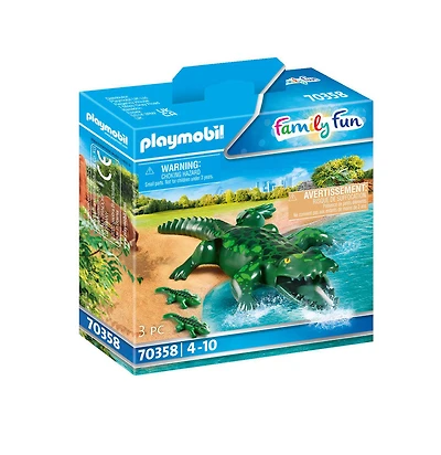 Alligator avec ses petits, Playmobil Family Fun
