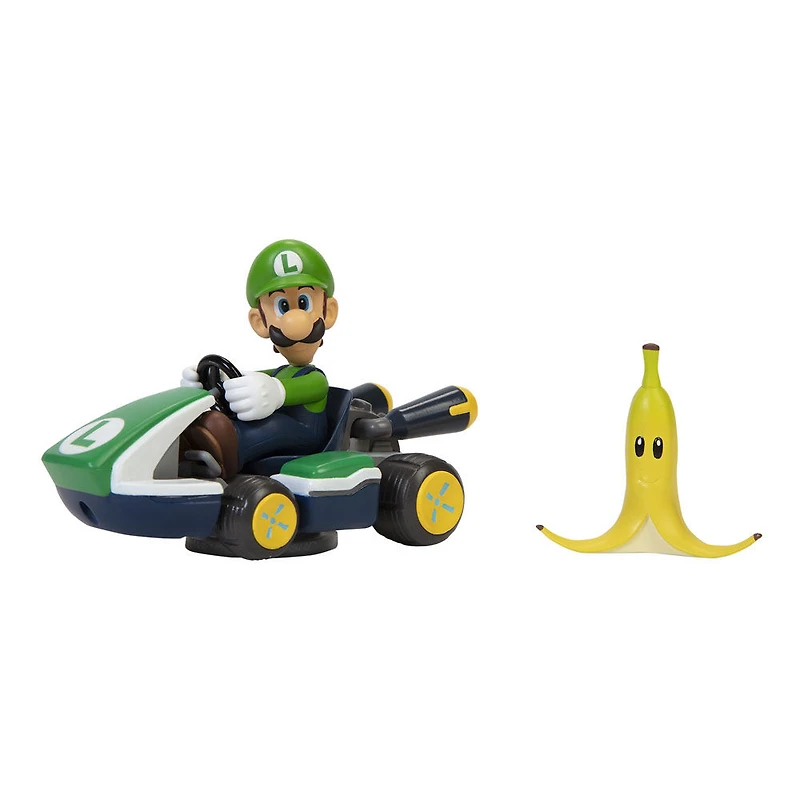 Assort. de voitures dérapantes Mario Kart de 2,5 pouces -  Luigi