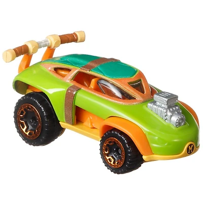 Hot Wheels - Véhicule, personnages Nickelodeon - Teenage Mutant Ninja Turtles