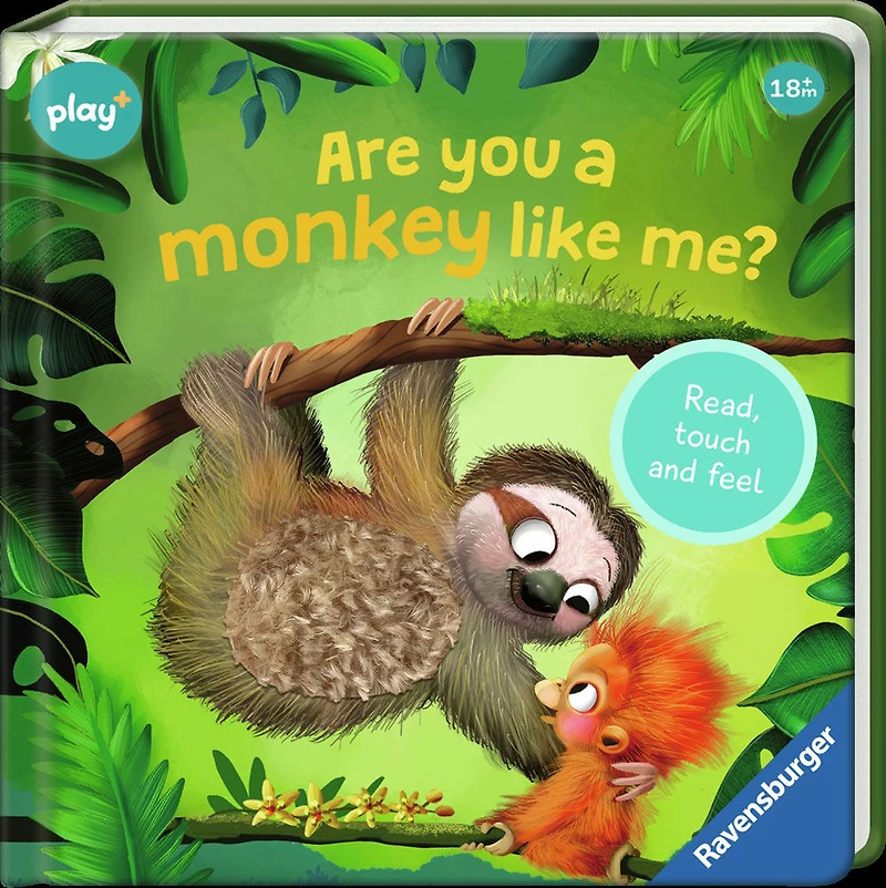 Ravensburger Play+ Bébé et Tout-petit - Es-tu un singe comme moi? - Édition anglaise