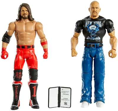 WWE Stone Cold Steve Auston vs AJ Styles Battle Pack