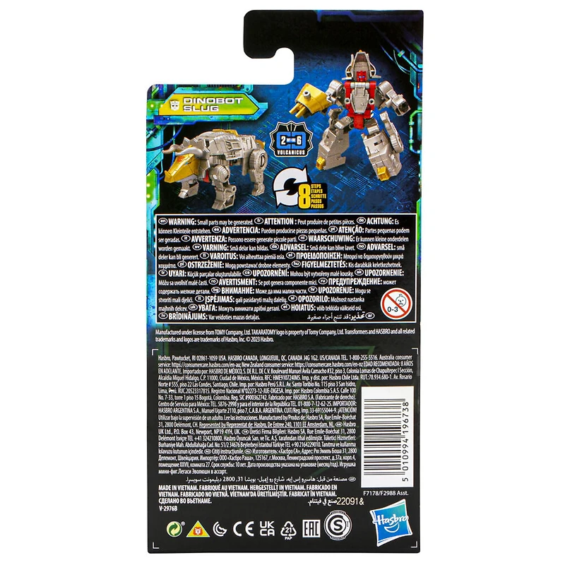 Transformers Legacy Evolution, figurine Dinobot Slug, classe Origine (8,5 cm)