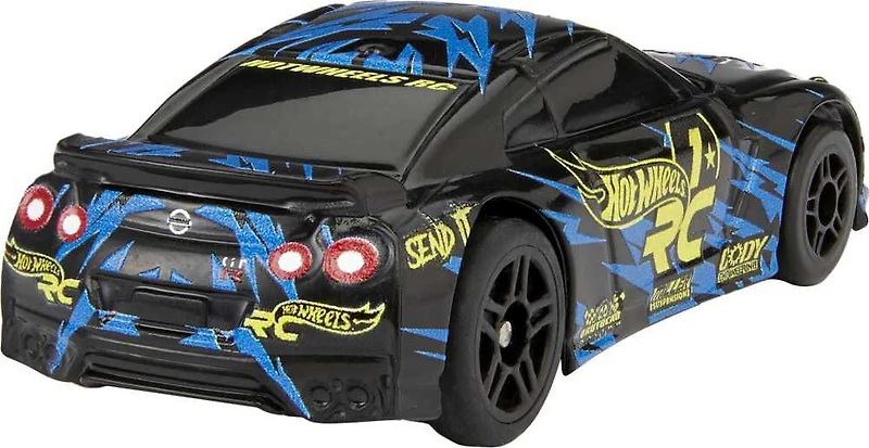 Hot Wheels Véhicule téléguidé 1:64 Rechargeable Nissan GTR
