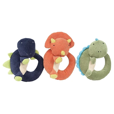 Animal Adventure Little Dinos Soft Rattles - Vendu séparément Les couleurs varient