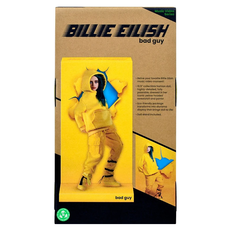 Poupée Billie Eilish de 27 cm - vidéo Bad Guy - Édition anglaise