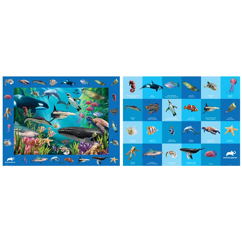 Construire, Repérer Et Apprendre Le Puzzle Au Sol - La Vie Marine