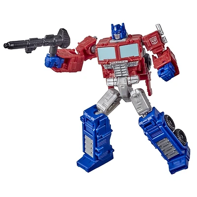 Transformers Generations War for Cybertron : Kingdom, figurine WFC-K1 Optimus Prime classe Origine