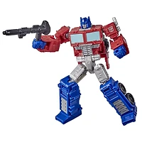 Transformers Generations War for Cybertron : Kingdom, figurine WFC-K1 Optimus Prime classe Origine