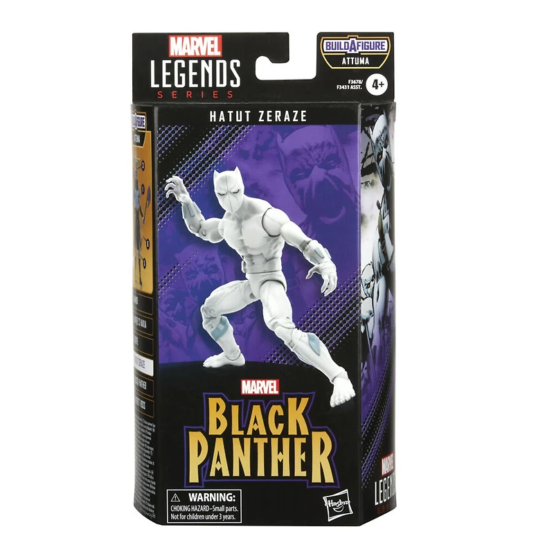 Marvel Legends Series Black Panther bandes dessinées Marvel, Hatut Zeraze de 15 cm, 6 accessoires et 1 pièce Build-A-Figure