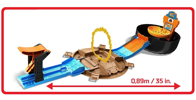 Hot Wheels Monster Trucks Stunt Tire Playset