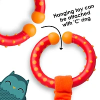 Coussinets de harnais et jouet de personnage hibou Diono