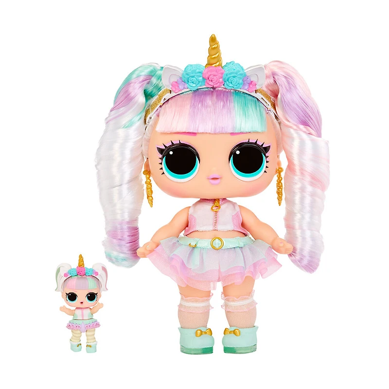 Grande poupée de 11 po (28 cm) LOL Surprise Big Baby Hair Hair HairMC, Unicorn