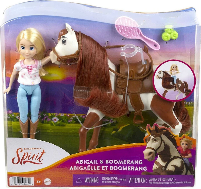 ​Spirit Abigail Doll (7 in) and Boomerang Horse (8 in)