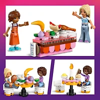 LEGO Friends Restaurant and Cooking School Toy Building Set - Restaurant Pretend Play Set for Kids - 42655